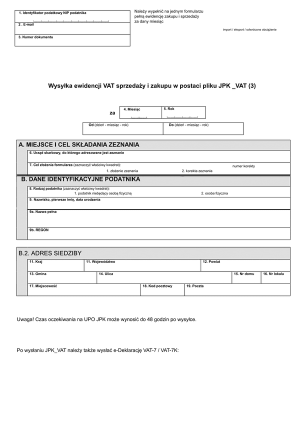 EW_JPK_VAT (3) (archiwalny) JPKomat - kreator ewidencji zakupu i sprzedaży VAT - z wysyłką JPK_VAT (3)