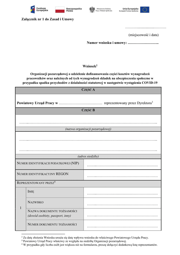 PSZ-DKWO (archiwalny) Wniosek o wypłatę dofinansowania części kosztów wynagrodzeń pracowników oraz należnych od tych wynagrodzeń składek na ubezpieczenia społeczne (Covid-19 koronawirus)