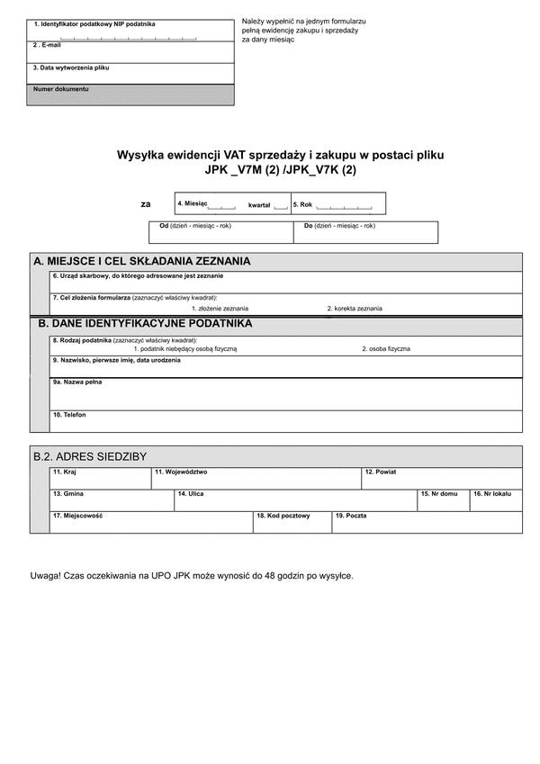 EW_JPK_V7 (2) JPKomat - kreator ewidencji zakupu i sprzedaży VAT - z wysyłką JPK_V7M/JPK_V7K (2) (nowy kreator)