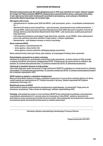 EKUZ (prac) -inf1 Dodatkowe informacje do wniosku EKUZ (prac)