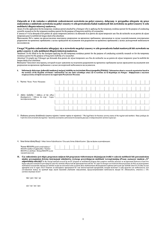 WoPC-zal4 Załącznik nr 4 do wniosku o udzielenie cudzoziemcowi zezwolenia na pobyt czasowy
