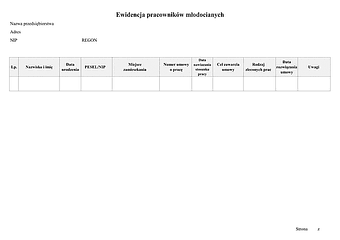 EPM Ewidencja pracowników młodocianych 