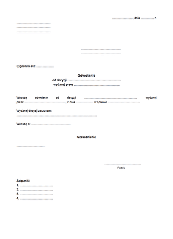 ODW Odwołanie