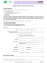 ZUS EROP (archiwalny) Oświadczenie o osiąganiu przychodu - wersja papierowa